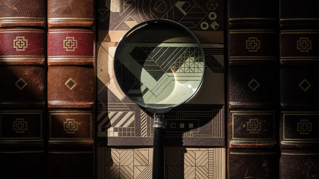 Abstract visualization of business data analysis and competitive intelligence gathering