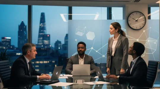 Professional office environment showing data protection officers responding to a breach incident within the critical 72-hour window